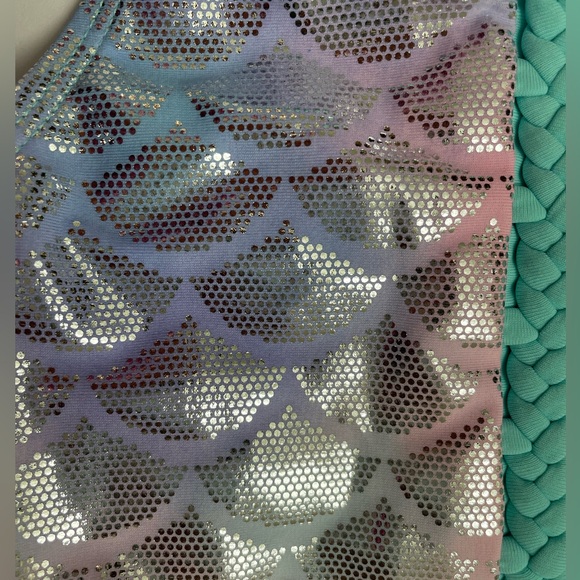 Glitter Beach swimsuit mermaid girls 10 - Picture 3 of 3